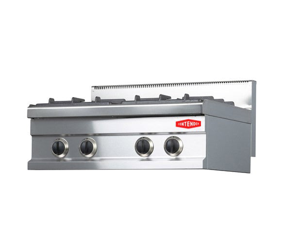 Contender Heavy Duty Commercial 4 Burner Gas Hob Burner - Natural Gas 