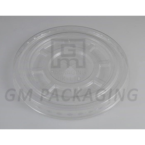 Case of 800 Clear Plastic Flat Lids (Straw slot)