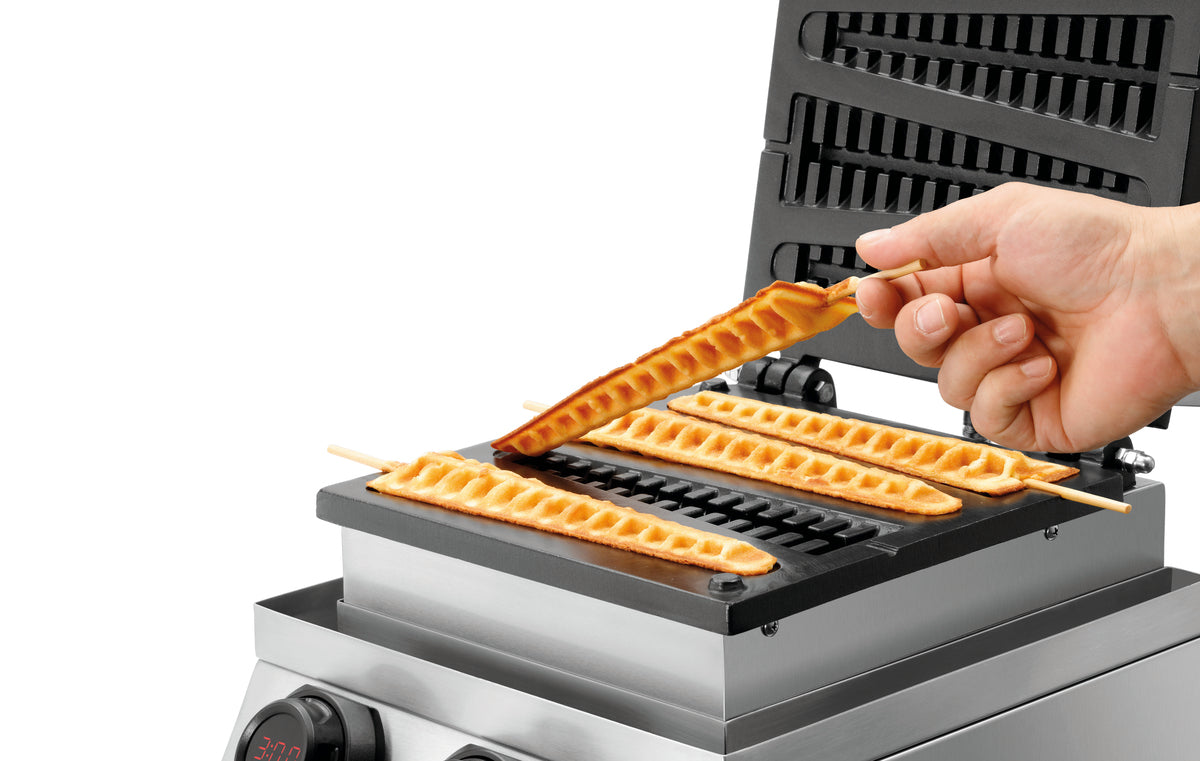 Professional Lolly Waffle Maker - Full Programmable Digital Display