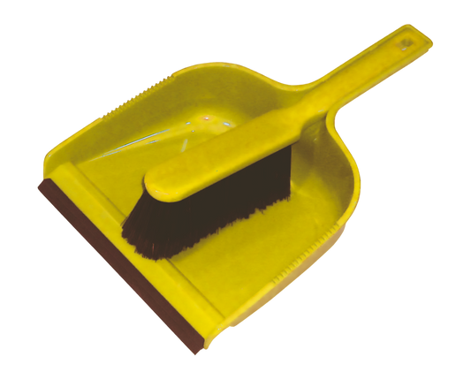 Dustpan & Brush Set Yellow