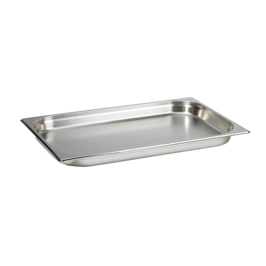 Quattro Stainless Steel 1/1 Gastronorm Pan 40mm Depth 5L Capacity