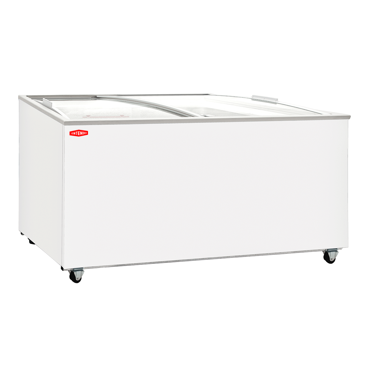 Contender Ice Cream Freezer 480ltr with Curved Sliding Glass Lid