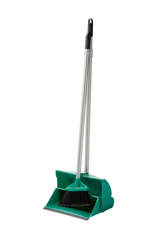 Lobby Dustpan & Brush Set Green