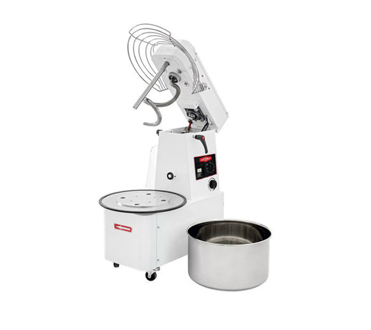 Contender Spiral Dough Mixer - 48 Ltr - 40kg - Lift Up Lid & Removable Bowl