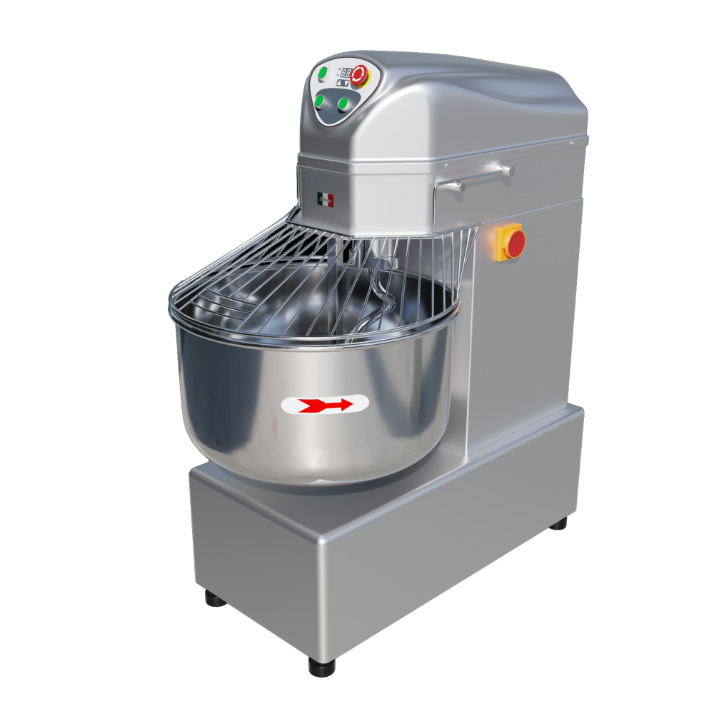 Italinox 66 Litre Twin Speed Spiral Dough Mixer 3 Phase Electric Heavy Duty