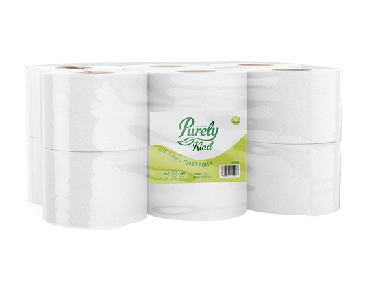 Toilet Roll 2ply Mini Jumbo 150m Pack of 12