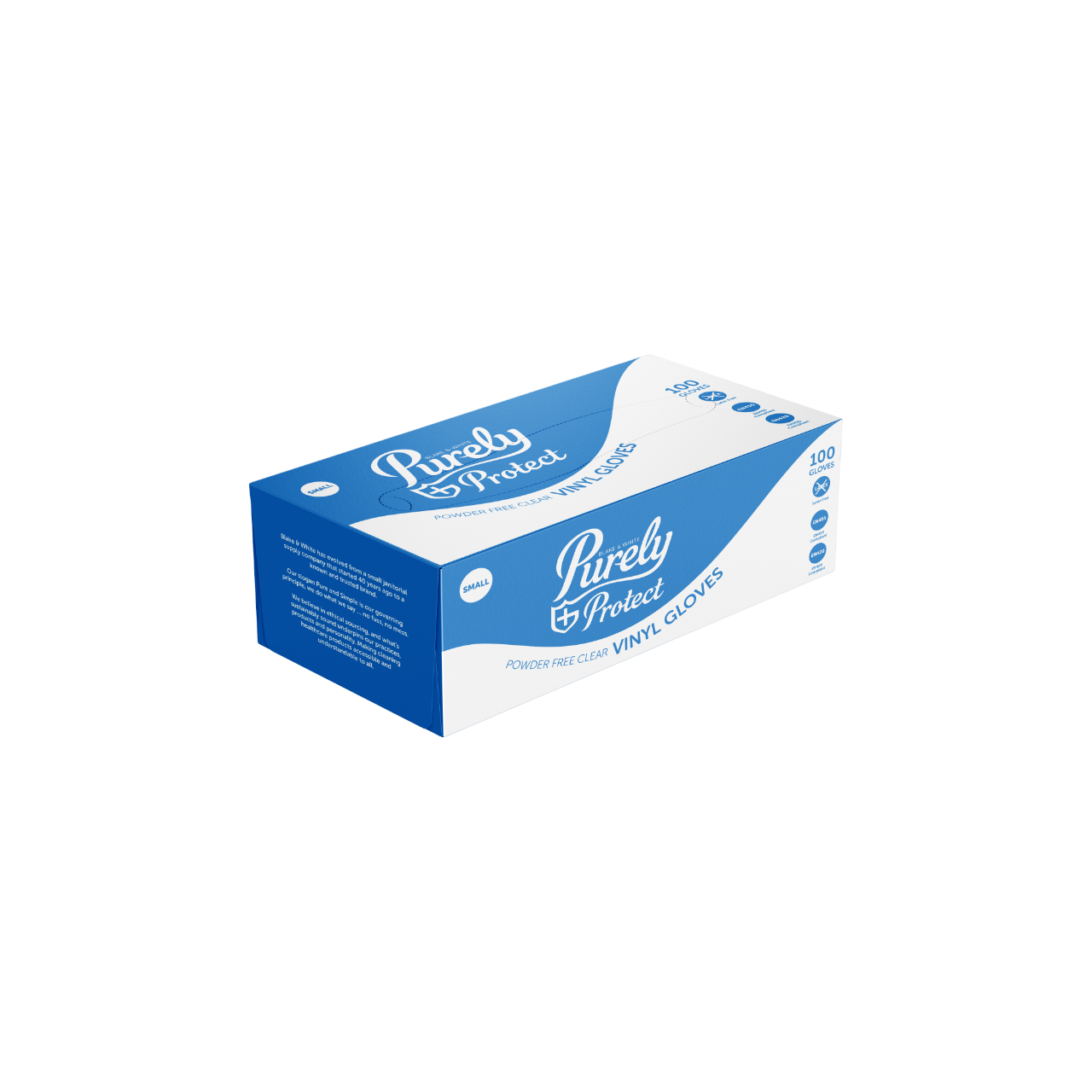 Vinyl Gloves Clear Small Box of 100