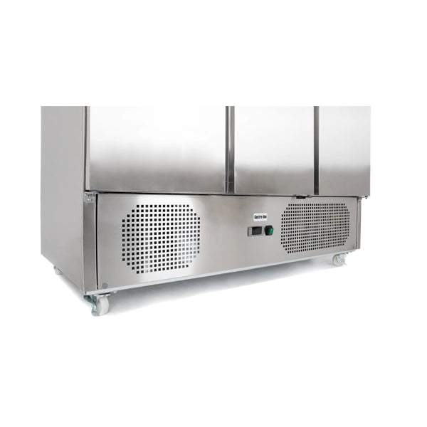 Gastroline Granite Top 3 Door Refrigerated Pizza Prep Counter 370L Capacity