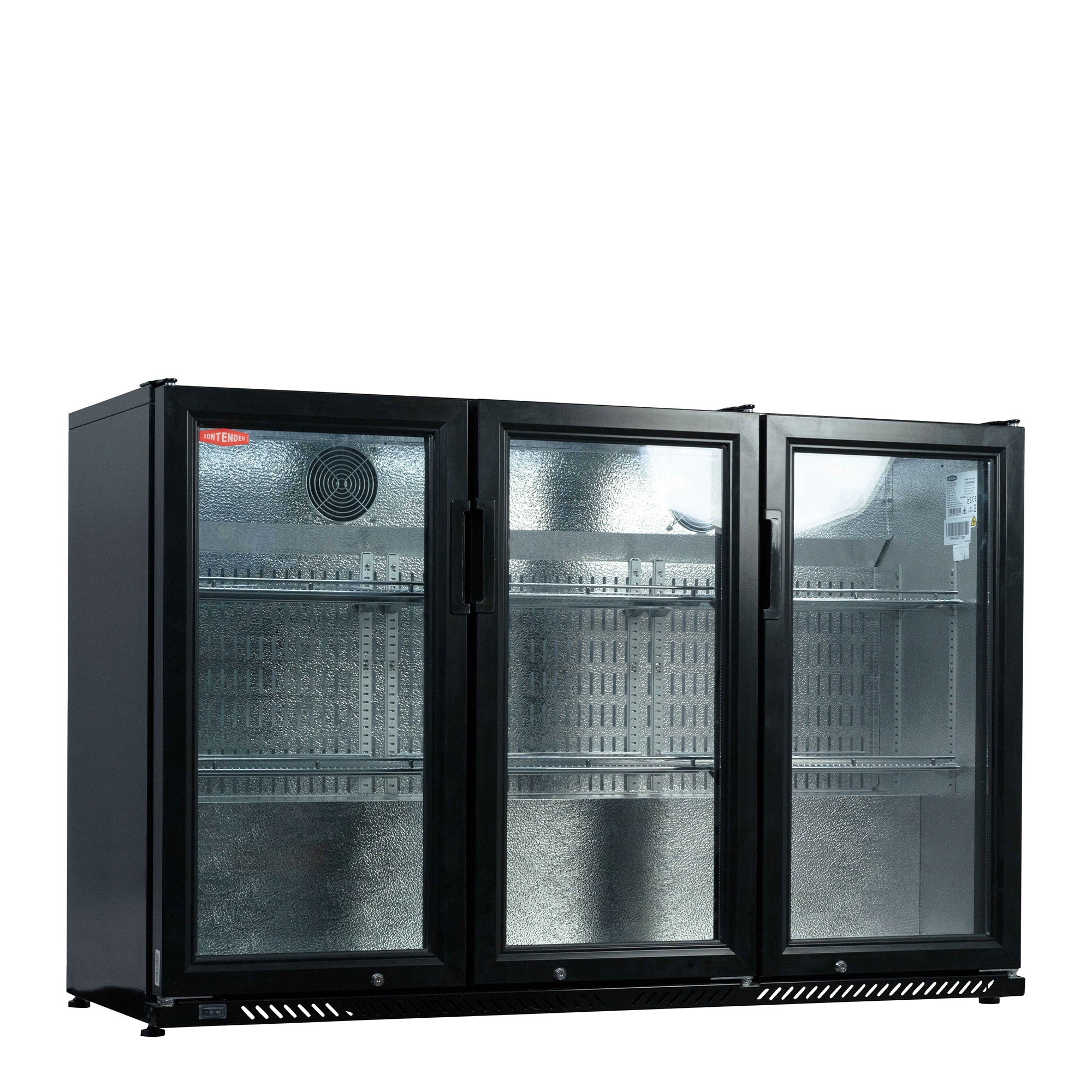 Contender 342L Commercial Triple Hinged Door Bottle Cooler