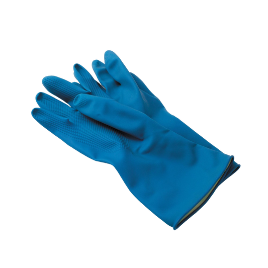 Pro-Guard Rubber Gloves Small Blue - 1 Pair