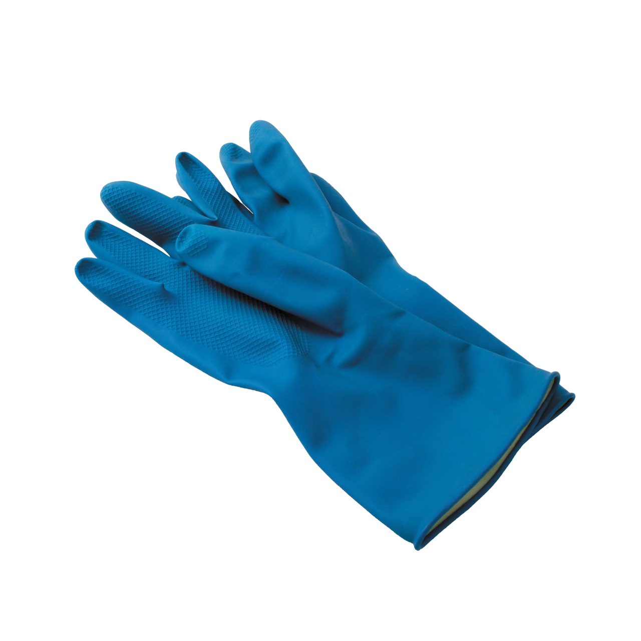 Pro-Guard Rubber Gloves Medium Blue - 1 Pair