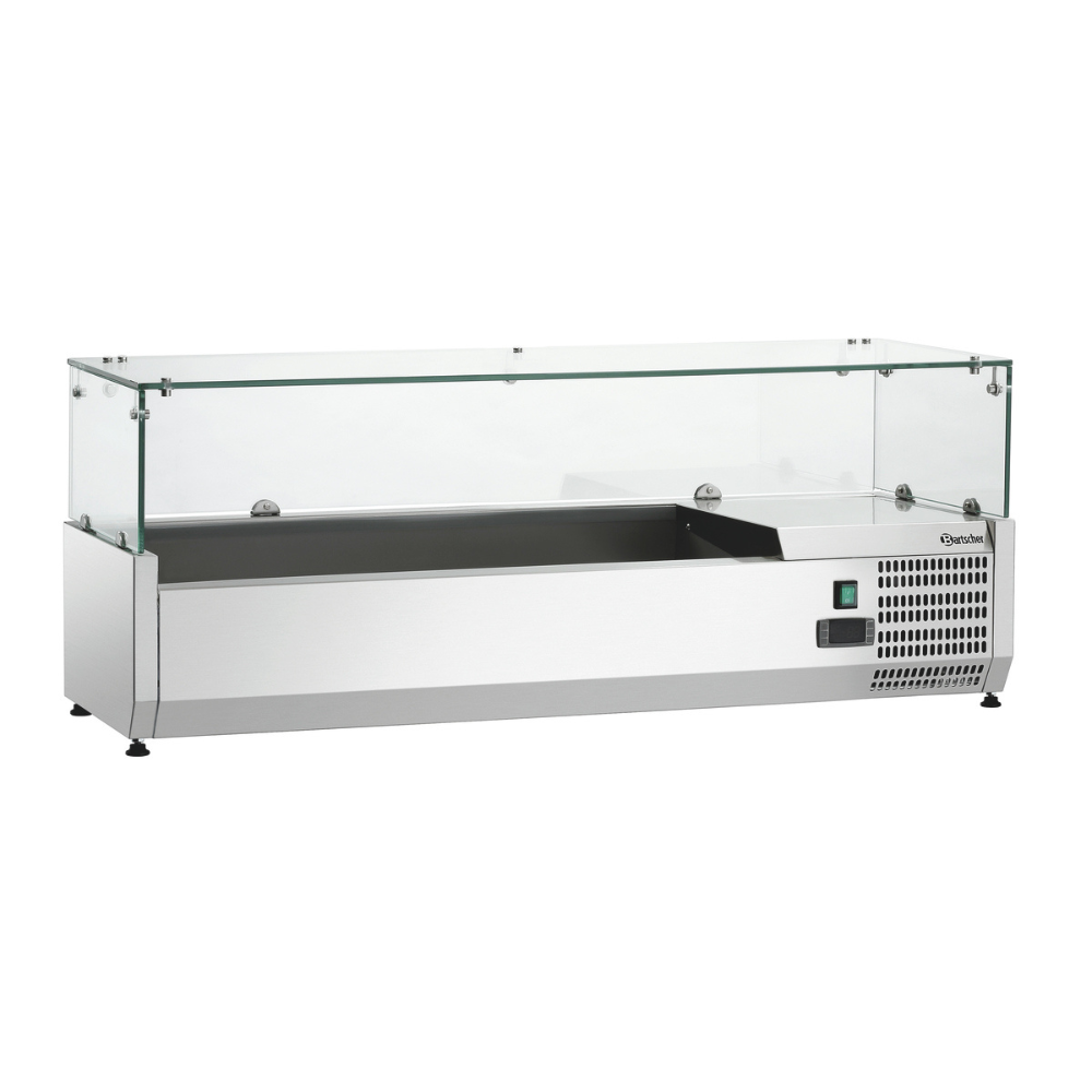 Bartscher Cooling Top - Glazed -1200mm wide