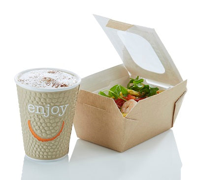 17.6oz Small Takeaway Box With Window | 360pcs |