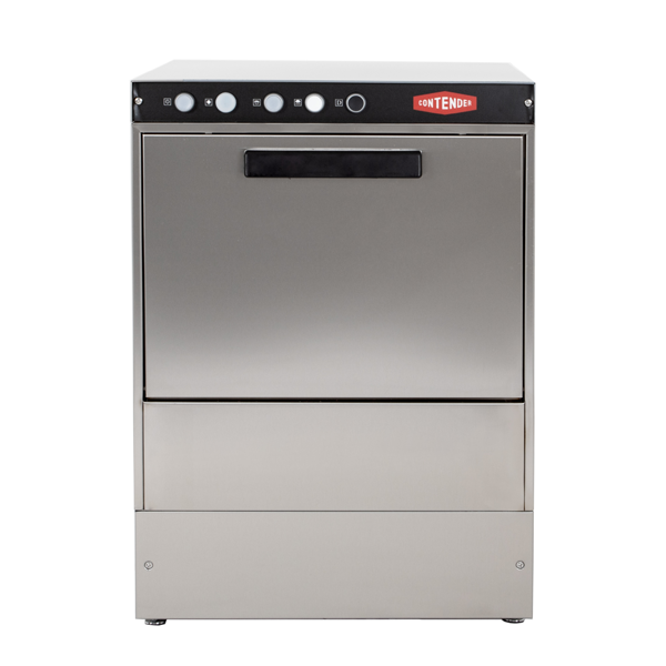 Contender Commercial Dishwasher and Glasswasher With 5kW Drain Pump. 500mm Basket