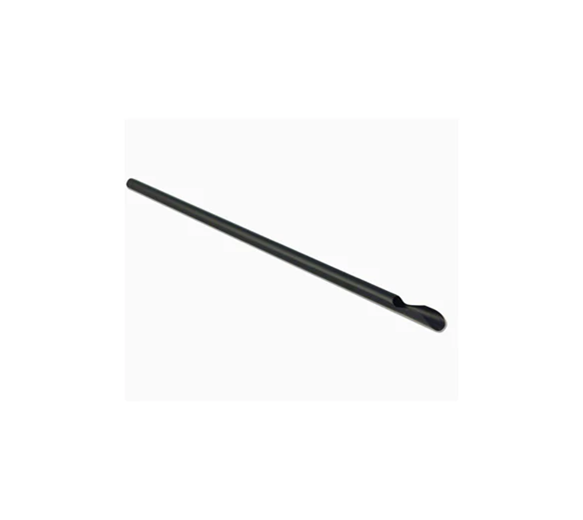 Case of 200 Black Compostable Spoon Straws