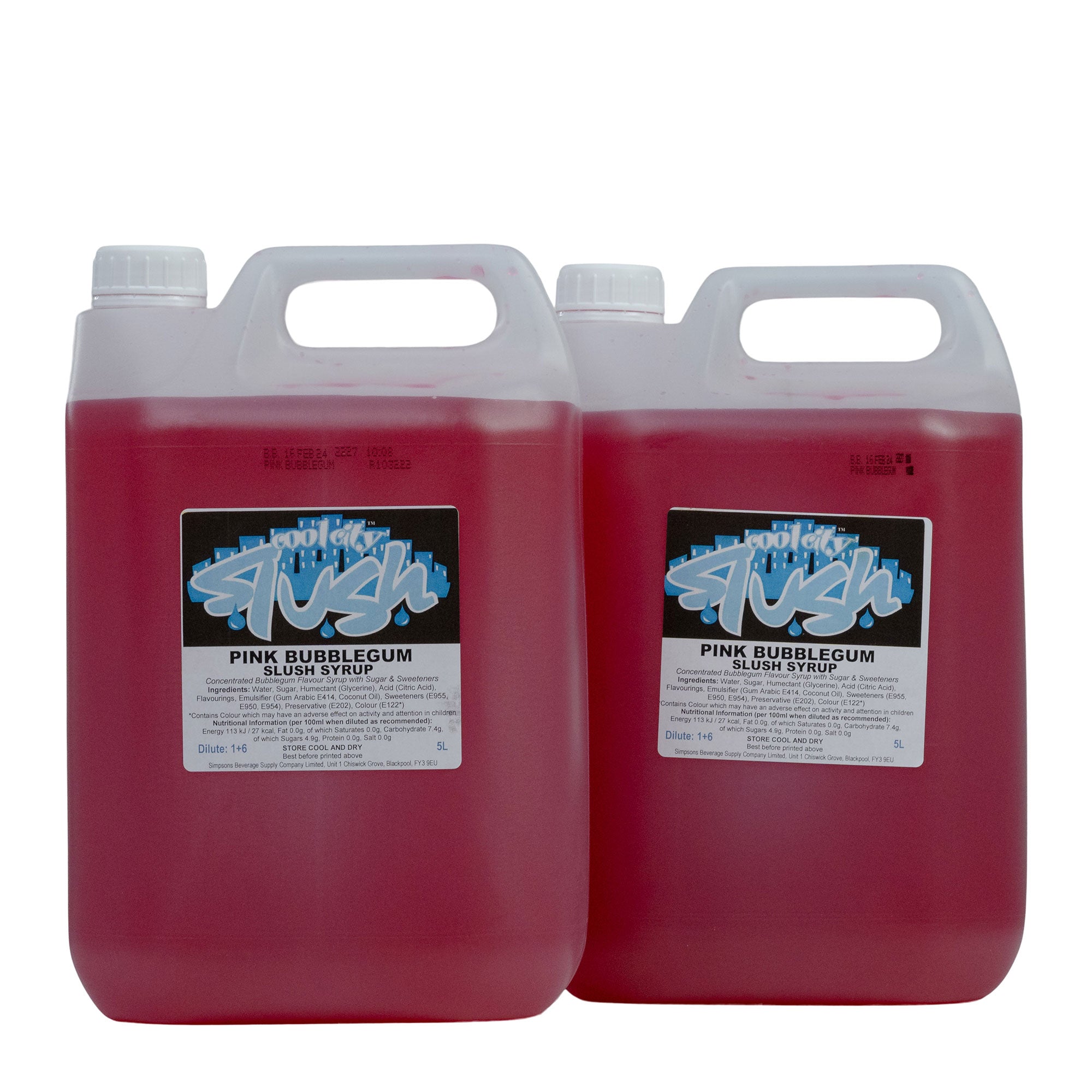 Slush Syrup - Pink Bubblegum 2 x 5Ltr