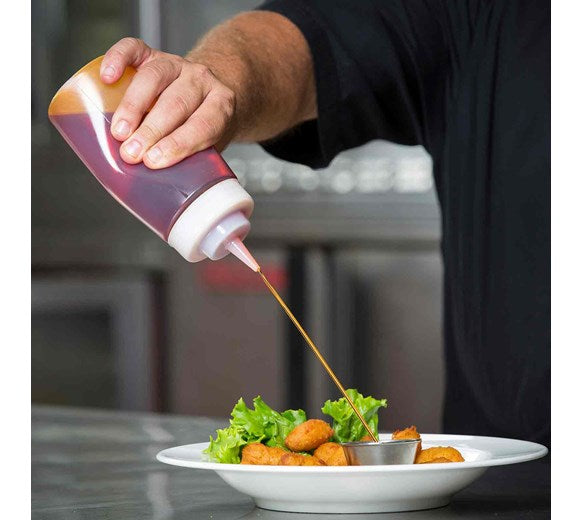 Clear Squeeze Sauce Bottle 8oz