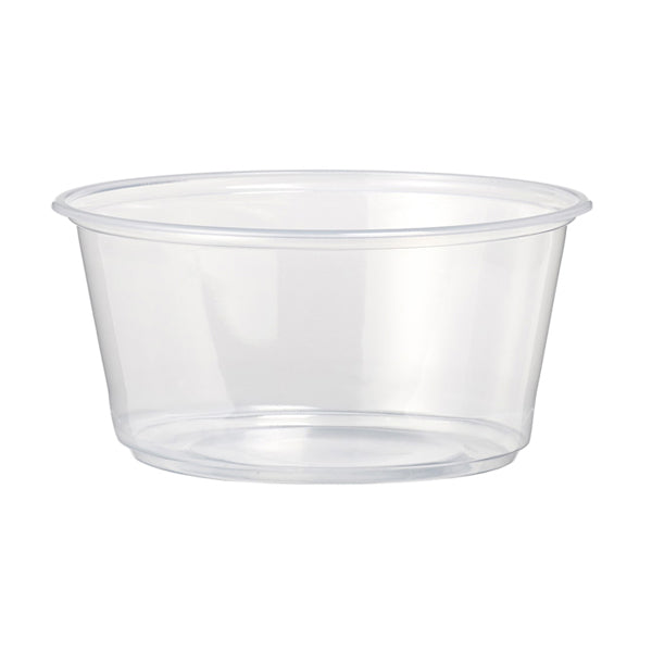 2oz 'Majestic' Clear Plastic Dip Pots with Lids