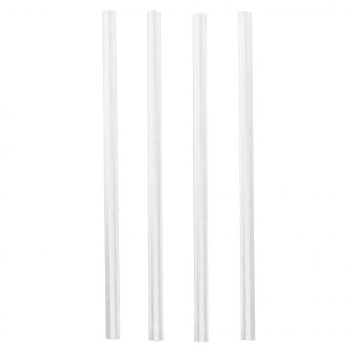 6mm White Paper Sip Straws - ECatering Essentials