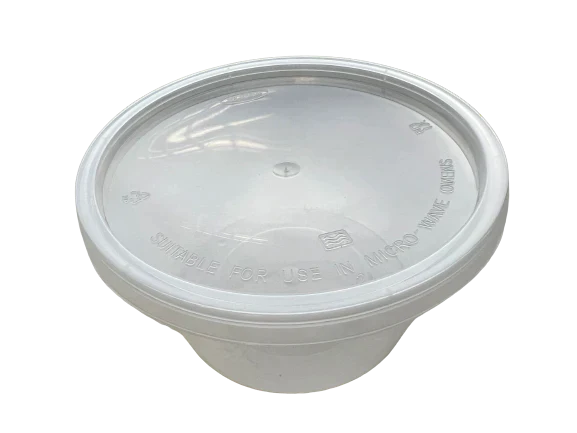 250 12oz PP Deli Pots with Lids