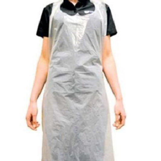 White PE Aprons 12 micron x 500 - ECatering Essentials