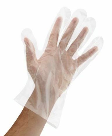 Large Polythene Gloves Disposable - ECatering Essentials