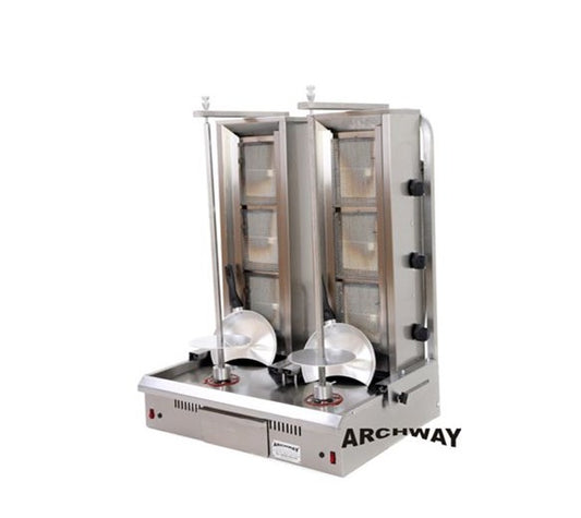 Archway Twin x 3 Burner Natural Gas Kebab Grill