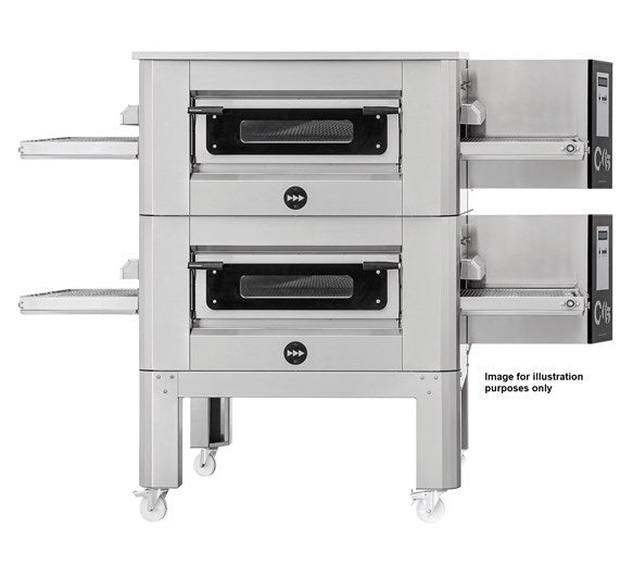 Italinox Prisma 20" Belt Electric Conveyor Pizza Oven C/50 With Free Stand - Single Phase Electric