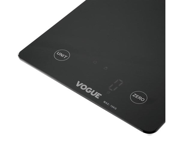 Vogue Digital Black Kitchen Scale 10kg