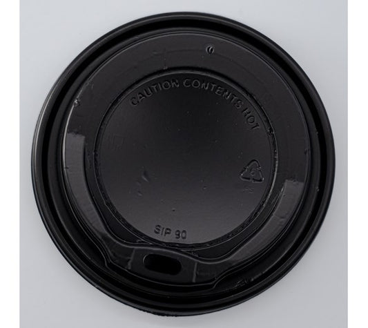 ECatering Essentials 90mm Black Plastic Sip Lid (1000)