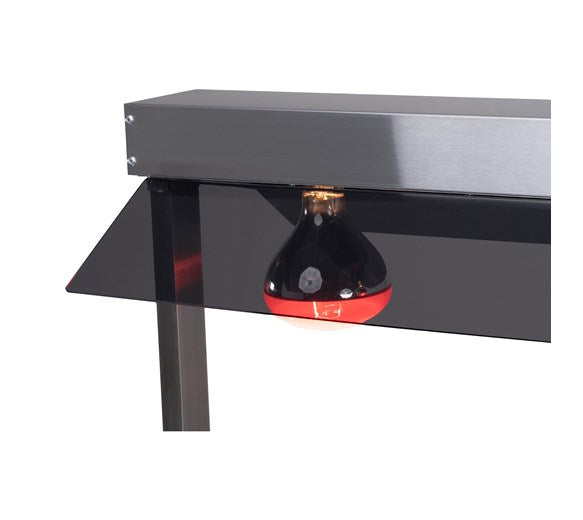 Quattro Twin Lamp Heated Display Carvery With Heated Ceramic Glass Base