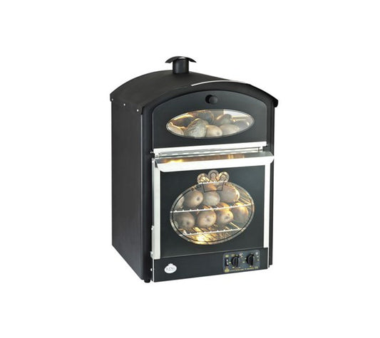 King Edward Bake King Large Potato Oven Black - Made In The UK