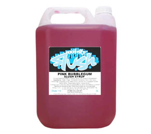 Slush Syrup - Pink Bubblegum 2 x 5Ltr