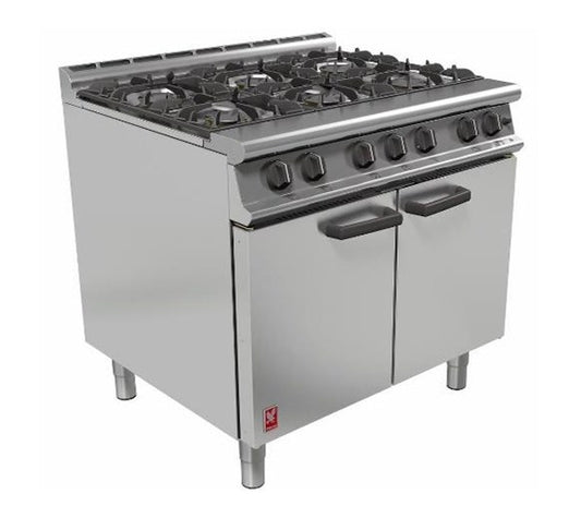 Falcon Dominator 6 Burner LPG Commercial Range Cooker