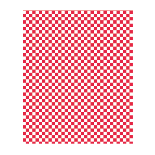 red gingham greaseproof paper - GM Packaging UK