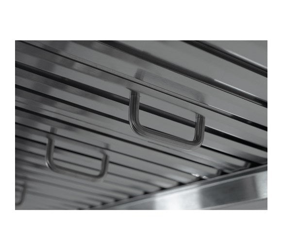 Quattro 900mm Compact Commercial Extractor Hood with Motor, Filters, Lights