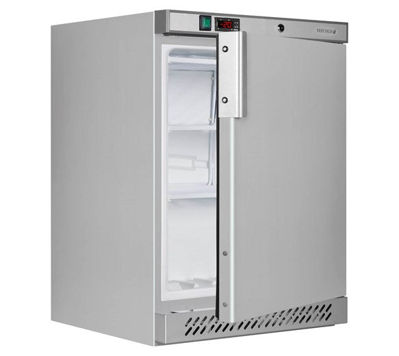 Tefcold UF200VS Stainless Steel Undercounter 140 Litre Catering Freezer