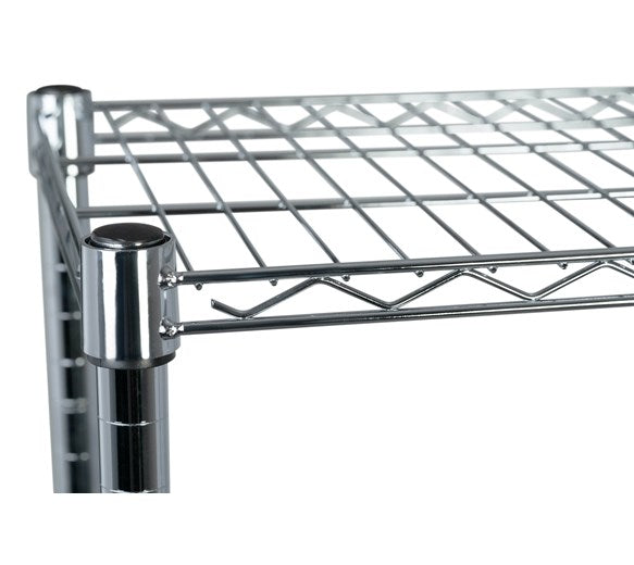 Quattro 4 Tier 760mm Wide Metal Kitchen Racking Shelving